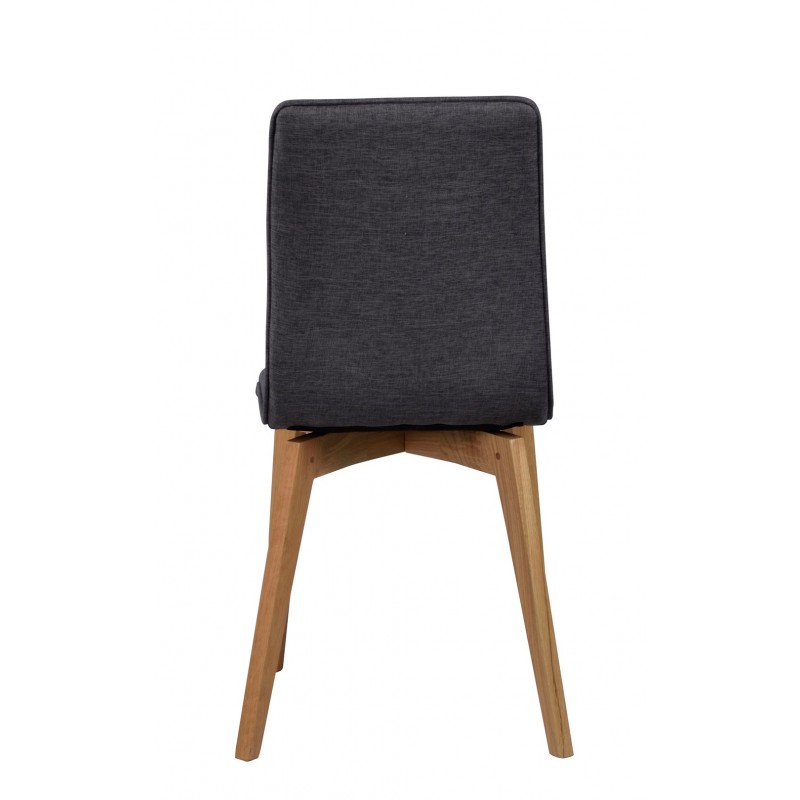 RO Gracy Chair Dark Grey/Oak